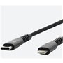 Câble USB-C vers Lightning Mobilis 001343 Noir 1 m