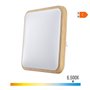 Applique LED EDM Carré Surface 18 W 33 x 33 x 7 cm (6400 K)