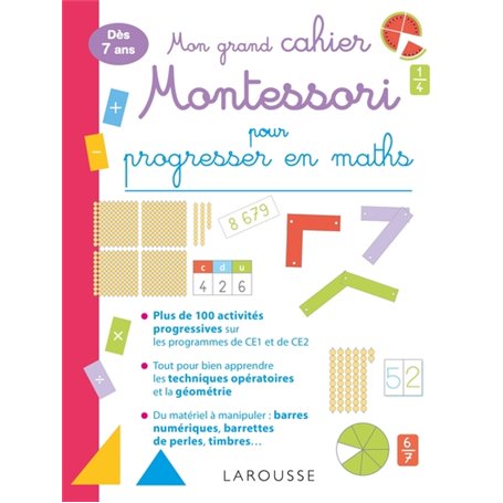 Mon grand cahier MONTESSORI pour progresser en MATHS
