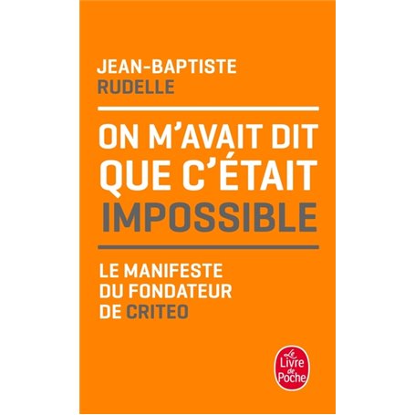 On m'avait dit que c'était impossible