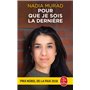 Pour que je sois la dernière