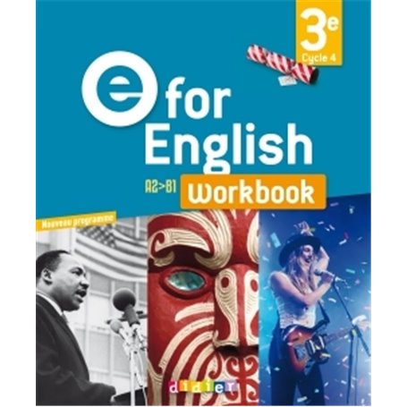E for English 3e - Anglais Ed.2017 -  Workbook