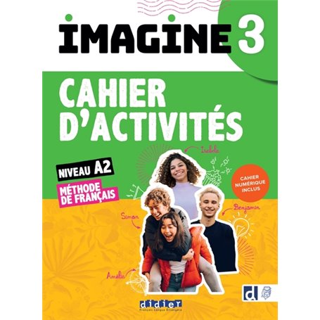 Imagine 3 - Niv. A2 - Cahier + cahier numérique