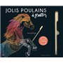 Jolis poulains à gratter