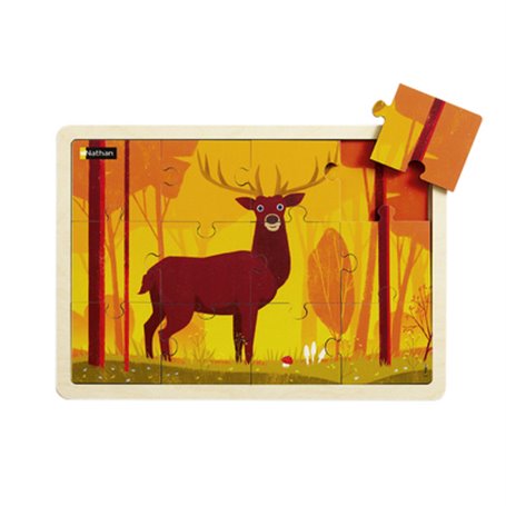 Puzzle - Le cerf (12 p)