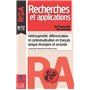 Recherches et applications n° 72