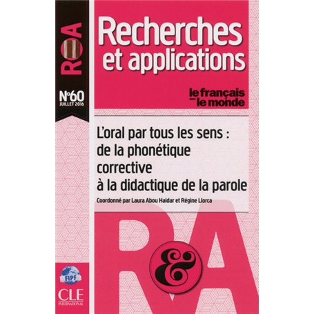 Recherches et applications no 60