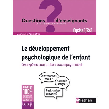 Le développement psychologique de l'enfant
