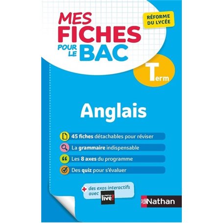 Mes Fiches pour le BAC Anglais Term