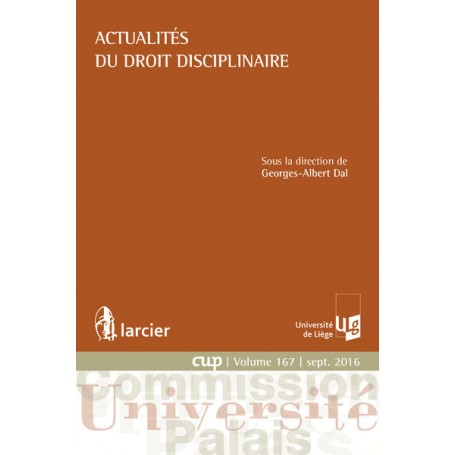 Actualités du droit disciplinaire