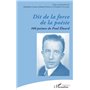 Dit de la force de la poésie