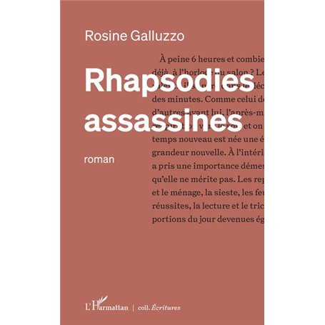 Rhapsodies assassines
