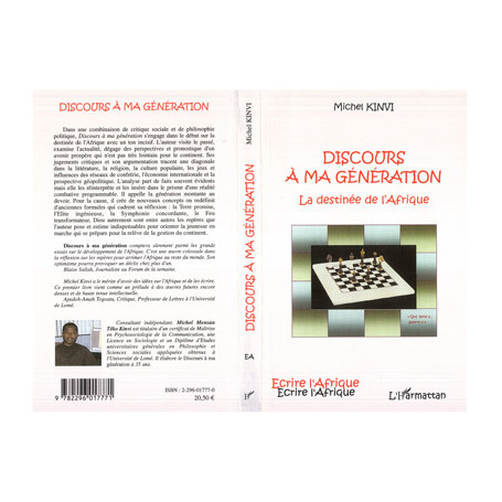 Discours à ma génération