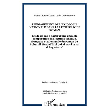 L'engagement de l'axiologie nationale dans la lecture d'un roman