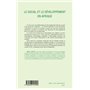 Le social et le développement en Afrique