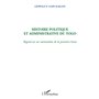 Histoire politique et administrative du Togo