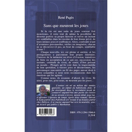 Sans que meurent les jours