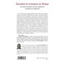 Education et croissance en Afrique