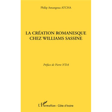 La création romanesque chez Williams Sassine