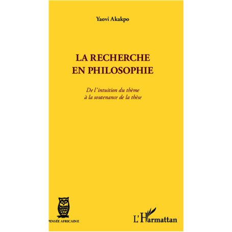 La recherche en philosophie