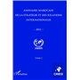 Annuaire marocain de la stratégie et des relations internationales 2012 (Tome 2)