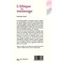 L'éthique du mensonge