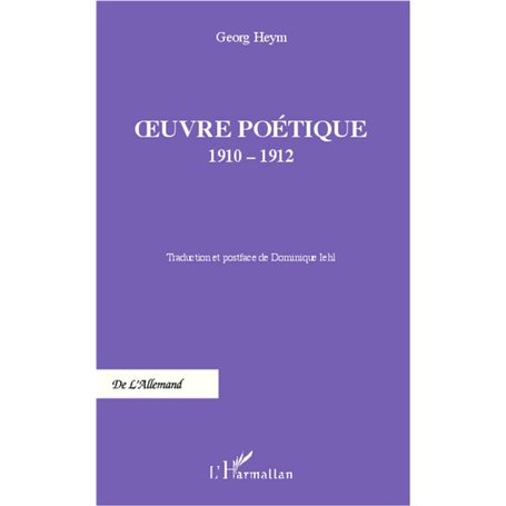 Oeuvre poétique 1910-1912