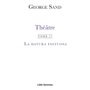 Théâtre. Tome 1. La Datura Fastuosa