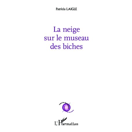 La neige sur le museau des biches