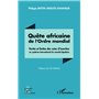 Quête africaine de l'Ordre mondial