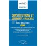 Constitutions et documents financiers Vol 2 Espace UMOA/UEMOA