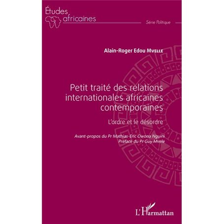 Petit traité des relations internationales africaines contemporaines