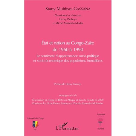Etat et nation au Congo-Zaïre de 1960 à 1990