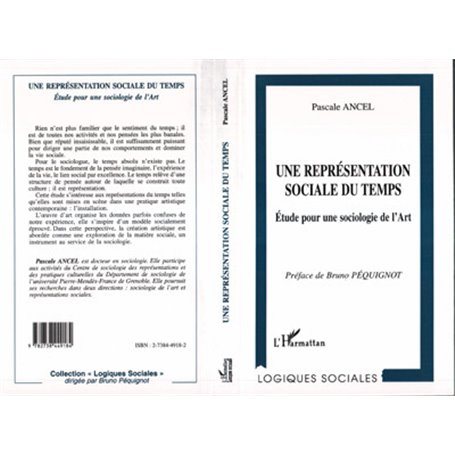 UNE REPRESENTATION SOCIALE DU TEMPS