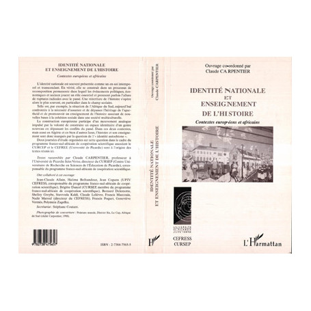 IDENTITE NATIONALE ET ENSEIGNEMENT DE L'HISTOIRE