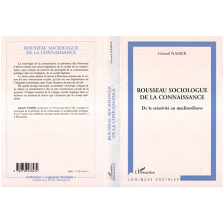 ROUSSEAU SOCIOLOGUE DE LA CONNAISSANCE