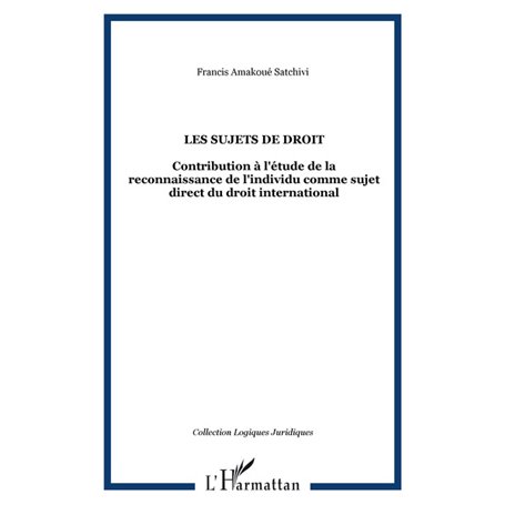 LES SUJETS DE DROIT