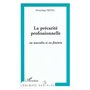 LA PRÉCARITÉ PROFESSIONNELLE AU MASCULIN ET AU FÉMININ
