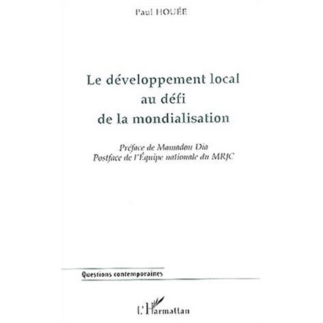 LE DÉVELOPPEMENT LOCAL AU DÉFI DE LA MONDIALISATION