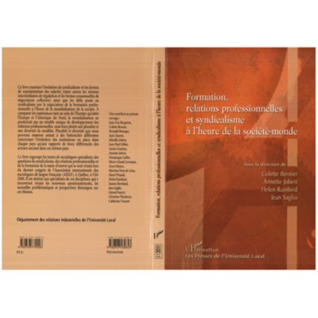 Formation, relations professionnelles et syndicalisme à l'heure de la société-monde