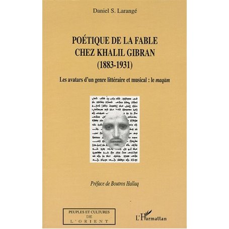 Poétique de la fable chez Khalil Gibran (1883-1931)