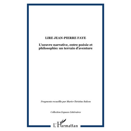 Lire Jean-Pierre FAYE