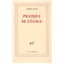 Pratique de l'éloge