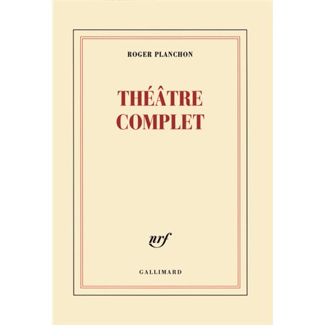 Théâtre complet