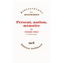 Présent, nation, mémoire