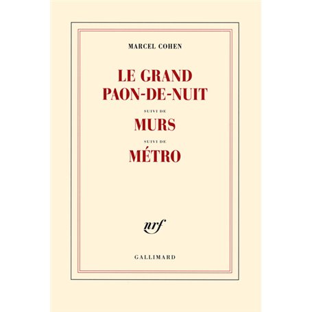 Le Grand paon-de-nuit / Murs / Métro