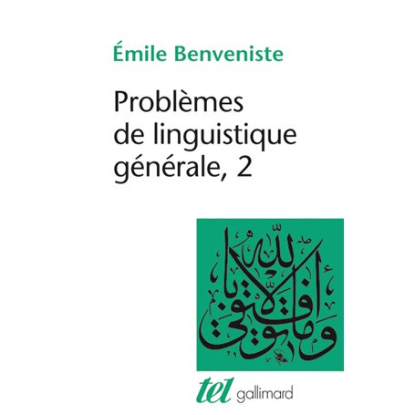 Problèmes de linguistique générale