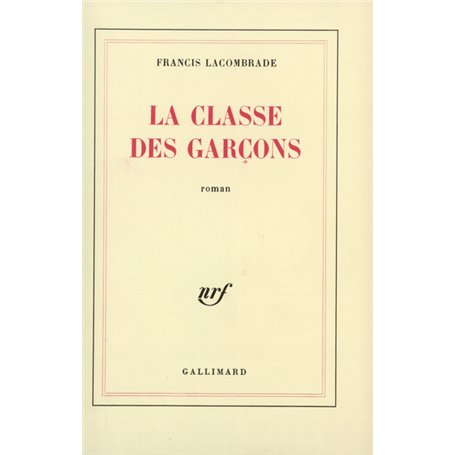 La classe des garçons