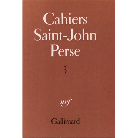 Cahiers Saint-John Perse