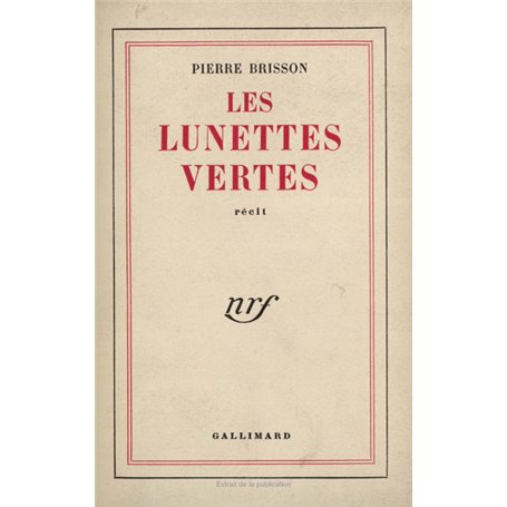 Les lunettes vertes